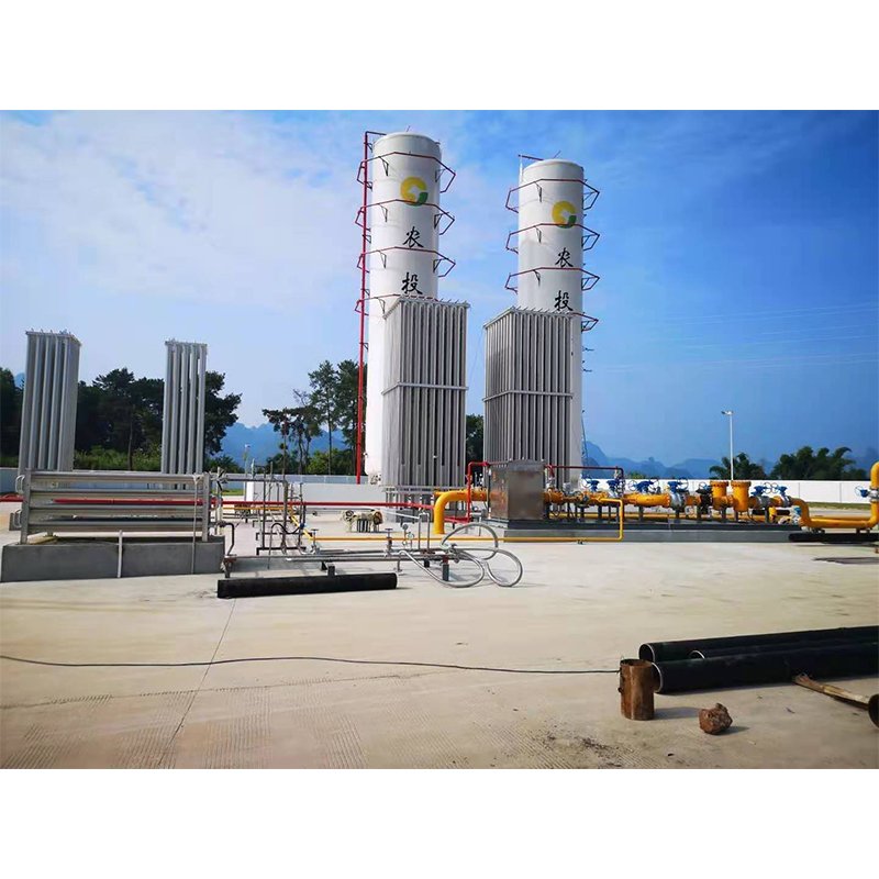 Customized Lng Gasification Station Lng Cryogenic Storage Tank Air Temperature Vaporizer Regulator Flow Meter