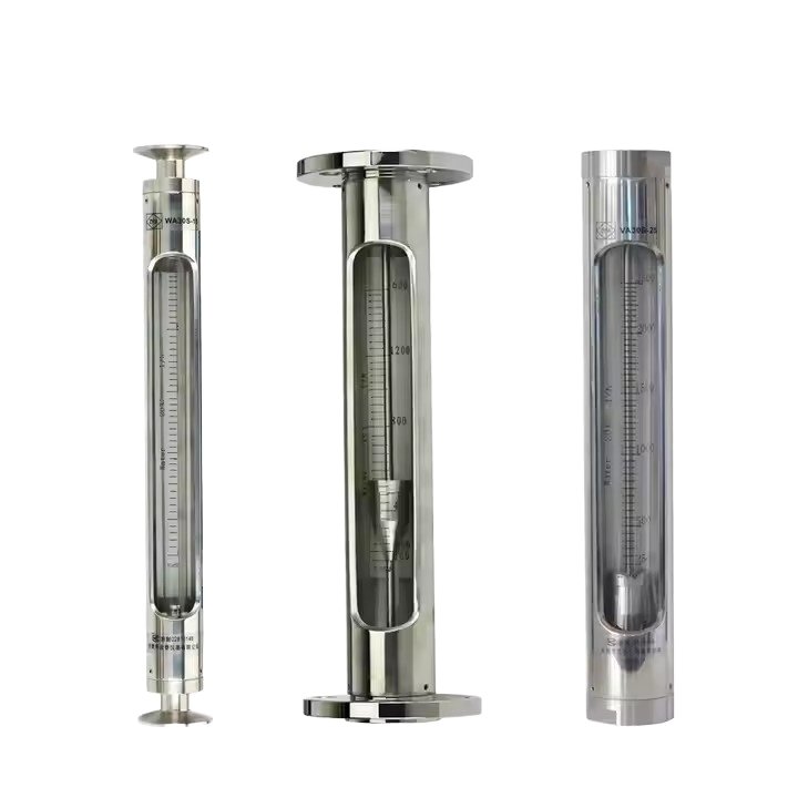 Flange Type Stainless Steel Glass Tube High Temperature Wind Flow Indicator Industrial Flow Meter