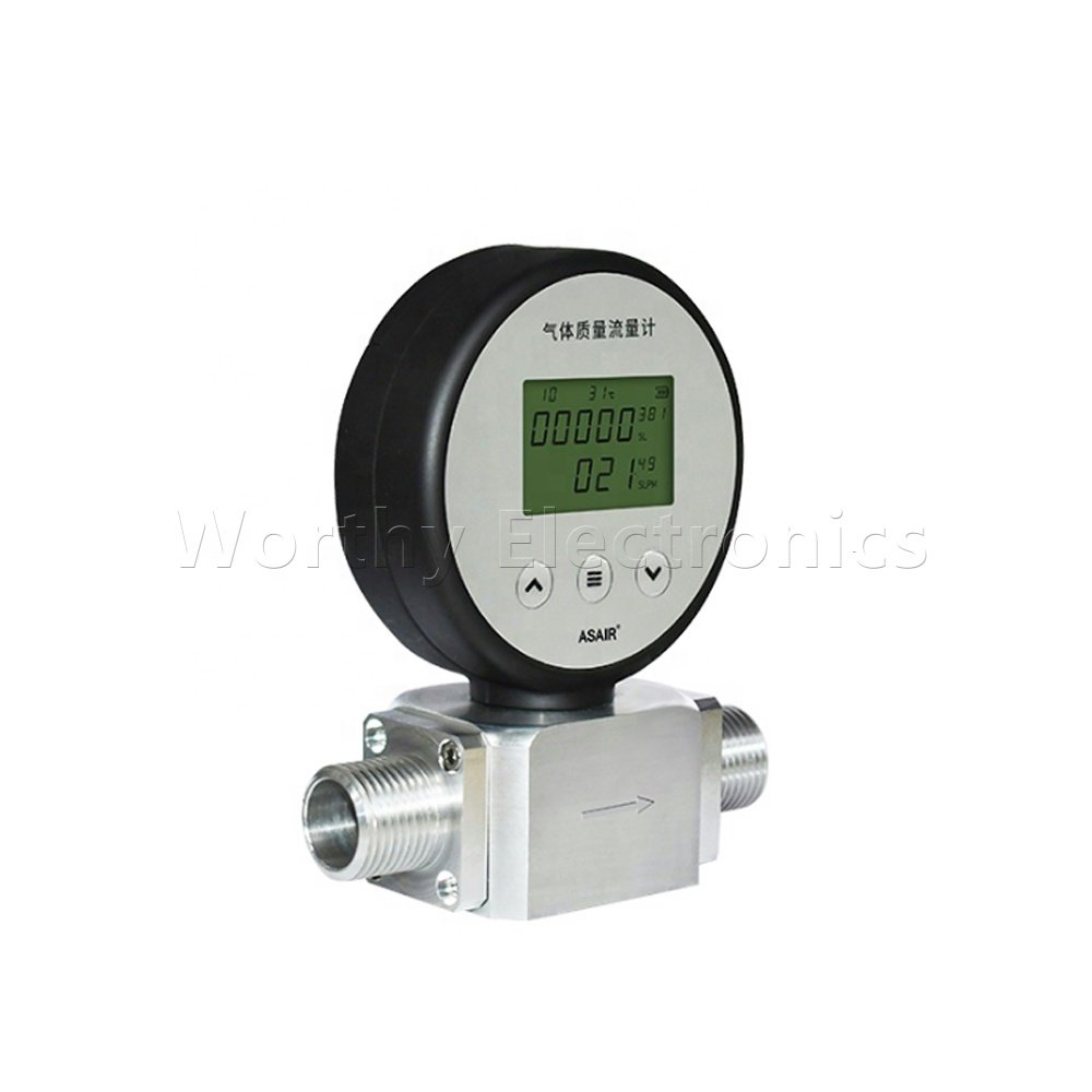 High quality digital micro gas mass flowmeter 485 far flow meter sensor AMS2106 compressed air nitrogen oxygen