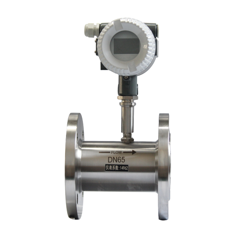 316L Stainless Steel Food Grade Oil Flowmeter Turbine Alcohol Clamp Installation 4~20Ma Signal Output for Liquid Gas Air Water