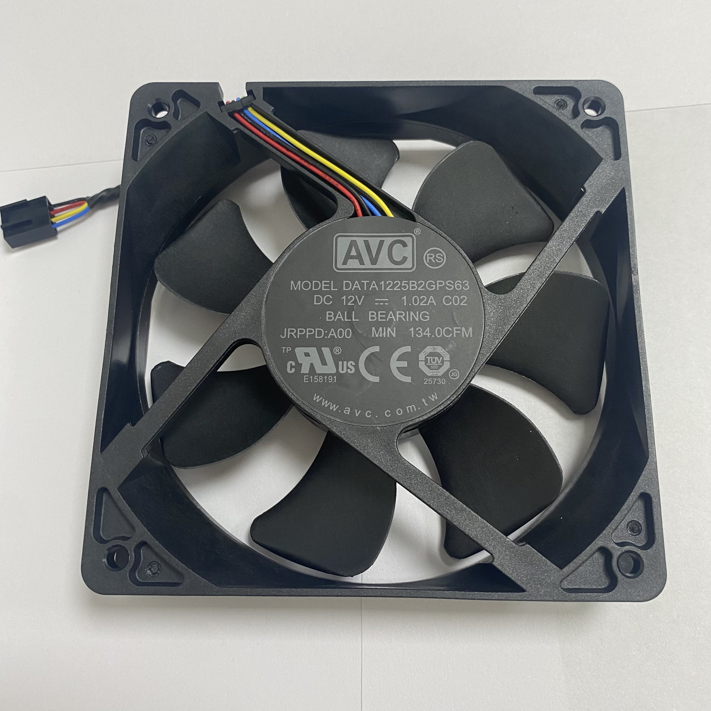 AVC Fan 120x120x25mm DATA1225B2GPS36 Ball Bearing Cabinet Fan Big air Flow 149CFM 12v Dc Brushless Cooling Fan for Chassis case