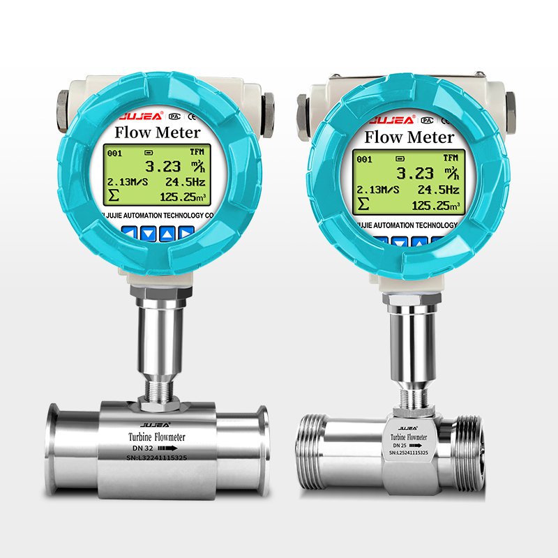 DN20 1.6Mpa Diesel Turbine Flowmeter Analog Digital Water Turbine Type Flowmeter With High Precision