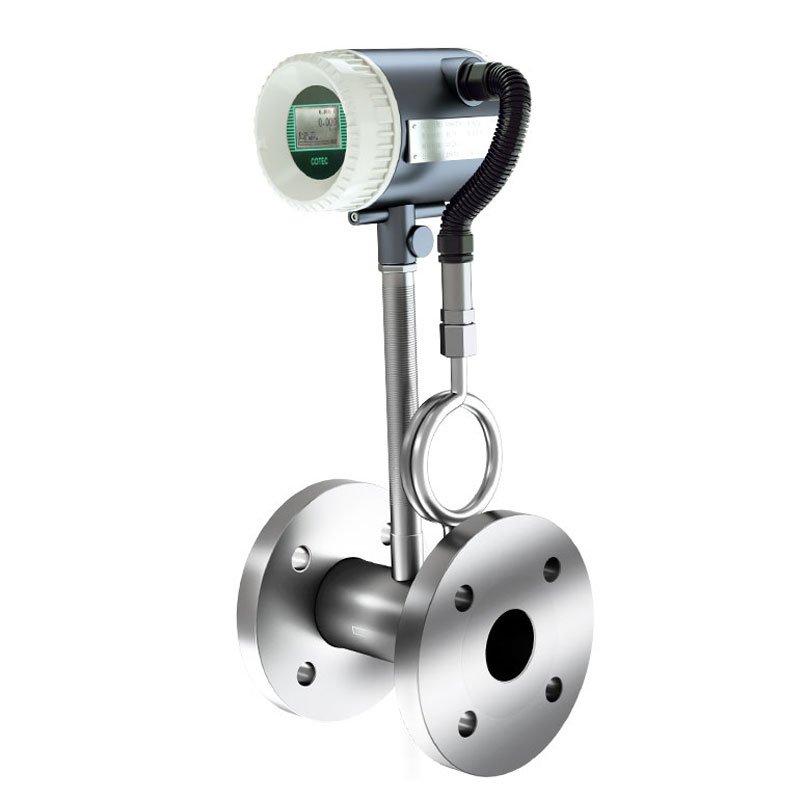 Vortex Flowmeter Steam High Precision Gas Compressed air Nitrogen Intelligent Digital Display Gas Flowmeter Gauge Sensor 4-20mA