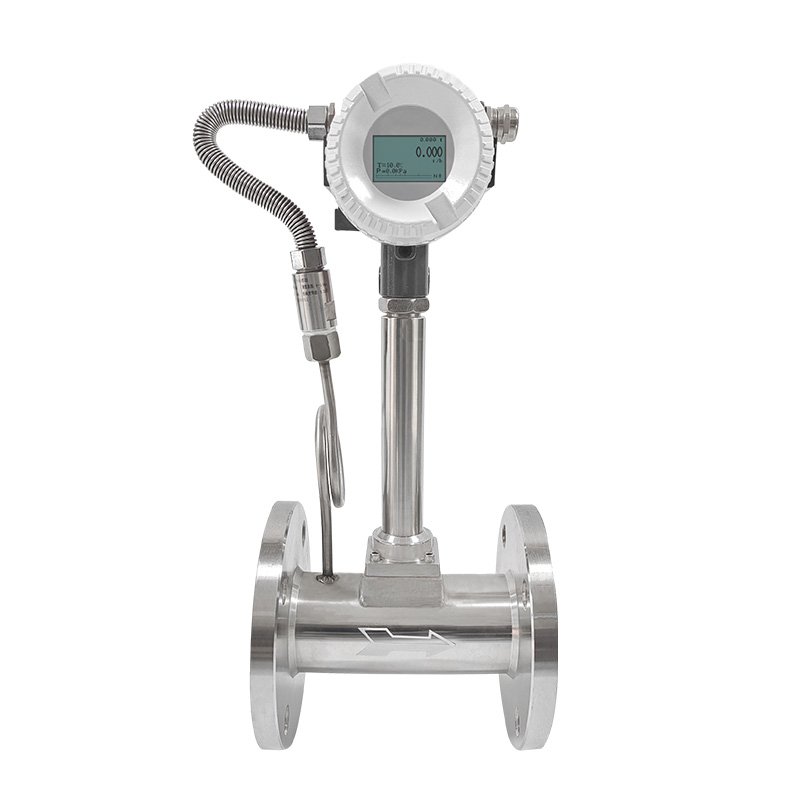 Vortex Flowmeter Steam High Precision Gas Compressed air Nitrogen Intelligent Digital Display Gas Flowmeter Gauge Sensor 4-20mA