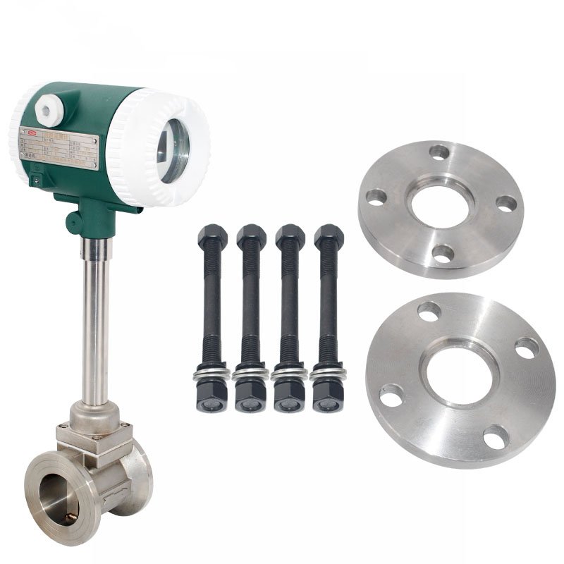 Vortex Flowmeter Steam High Precision Gas Compressed air Nitrogen Intelligent Digital Display Gas Flowmeter Gauge Sensor 4-20mA
