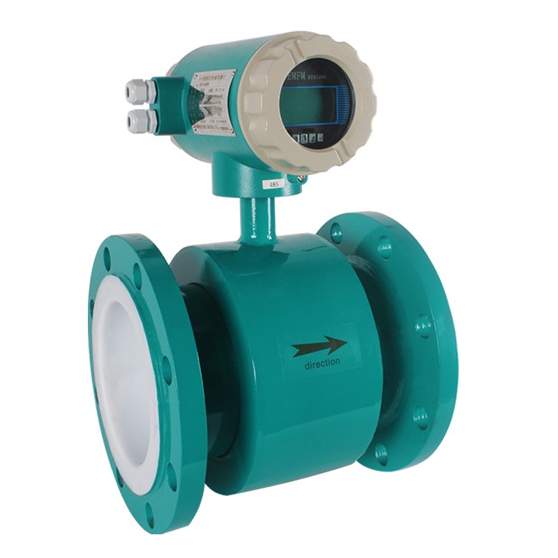 Ip68 Insertion Magnetic Flow Meter Electromagnetic Water With Rs485 Gsm Tube Ptfe