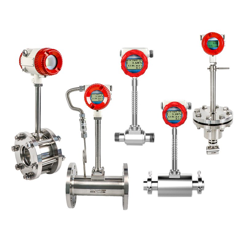 High-precision Intelligent Precession vortex Flowmeter Nitrogen Gas air Flowmeter Industrial Metering Meter