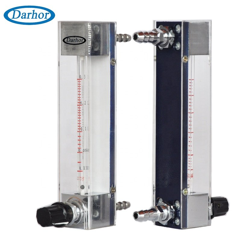 LZB-3 High Accuracy 2.5% Glass Tube Rotameter Chemical Resistant Visible Mini Flow Meter Gas Flow Meter