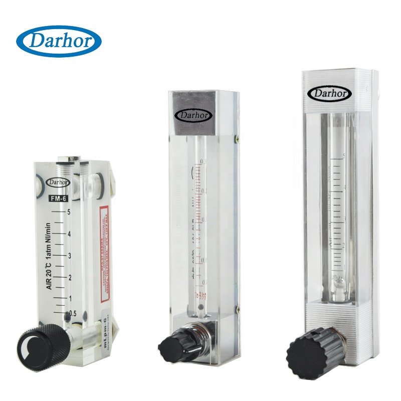 LZB-3 High Accuracy 2.5% Glass Tube Rotameter Chemical Resistant Visible Mini Flow Meter Gas Flow Meter