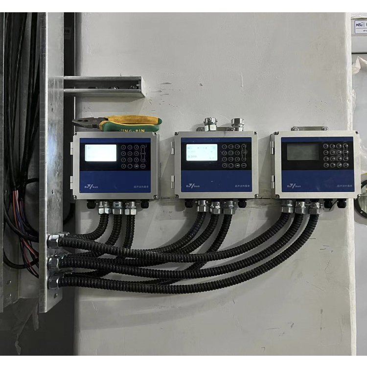 KeKun Smart Ultrasonic Flow Meter Measure DN100mm/ultrasonic Time Difference Method Is Used for Measurement