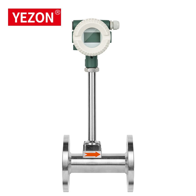 DN50 Stainless Steel Integrated Vortex Gas Flowmeter Sensor 4-20ma Water and Air OEM Customizable