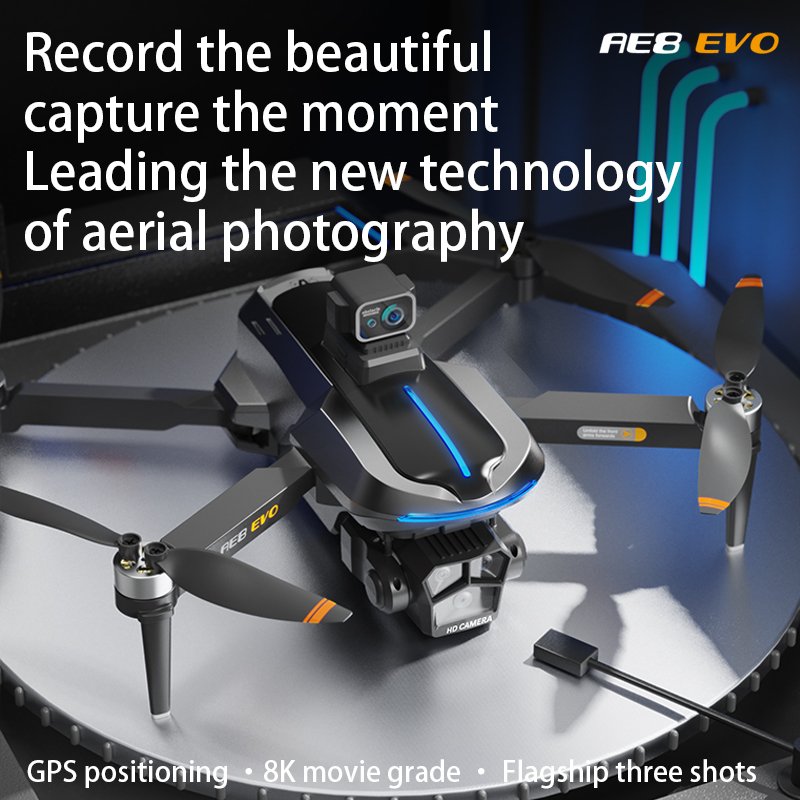 Hot Selling 8K Dual Camera Multifold Free Zoom 5G image transmission Optical Flow Positionin Brushless GPS Drone