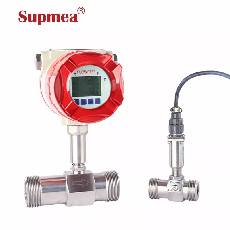 High Quality Cheap Liquid Oil 4-20mA Gas Turbine Flowmeter Hydraulic Oil Turbine Flowmeter