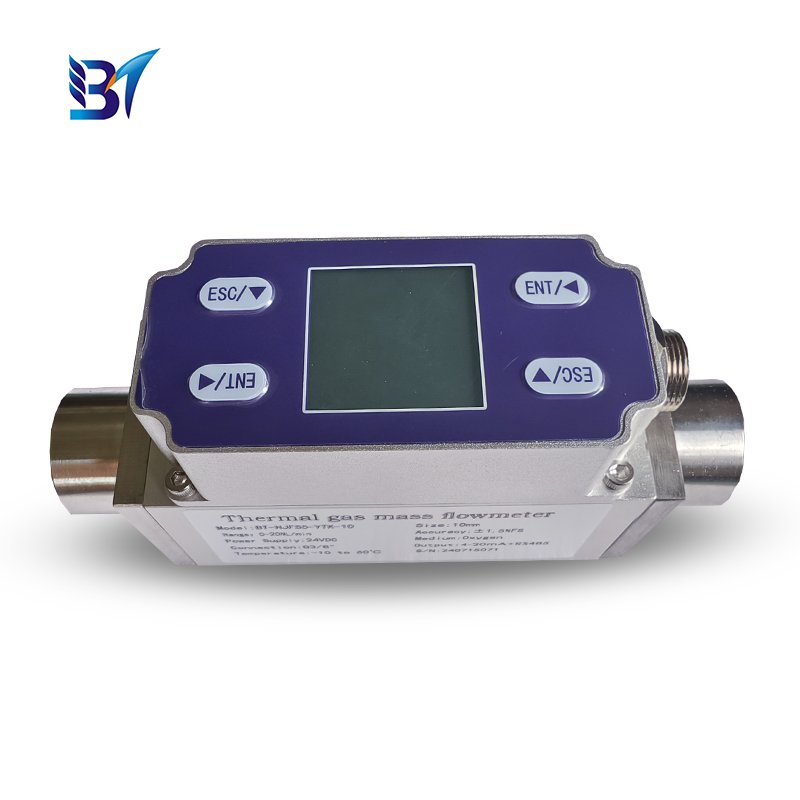 Low Cost Rs485 Nitrogen Oxygen Gas Flow Meter lpg Thermal Gas Mass Flowmeter