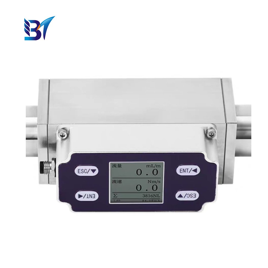 Low Cost Rs485 Nitrogen Oxygen Gas Flow Meter lpg Thermal Gas Mass Flowmeter