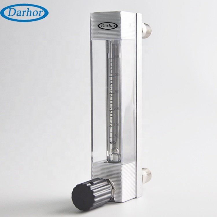 Low Cost 2.5% Low Flow Hydrogen/nitrogen Flowmeter Gas Flow Meter 10ml/min Glass Tube Rotameter