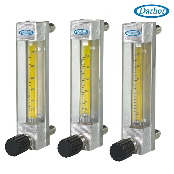 Low Cost 2.5% Low Flow Hydrogen/nitrogen Flowmeter Gas Flow Meter 10ml/min Glass Tube Rotameter