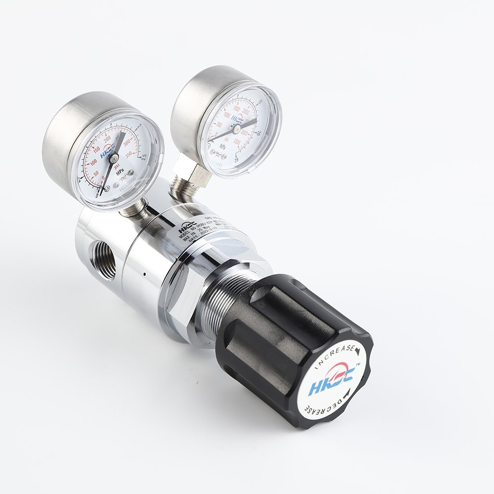 HC80 Oxygen Regulator With Gas Pressure Gauge Manometer for Oxygen Gas Pressure Regulation
