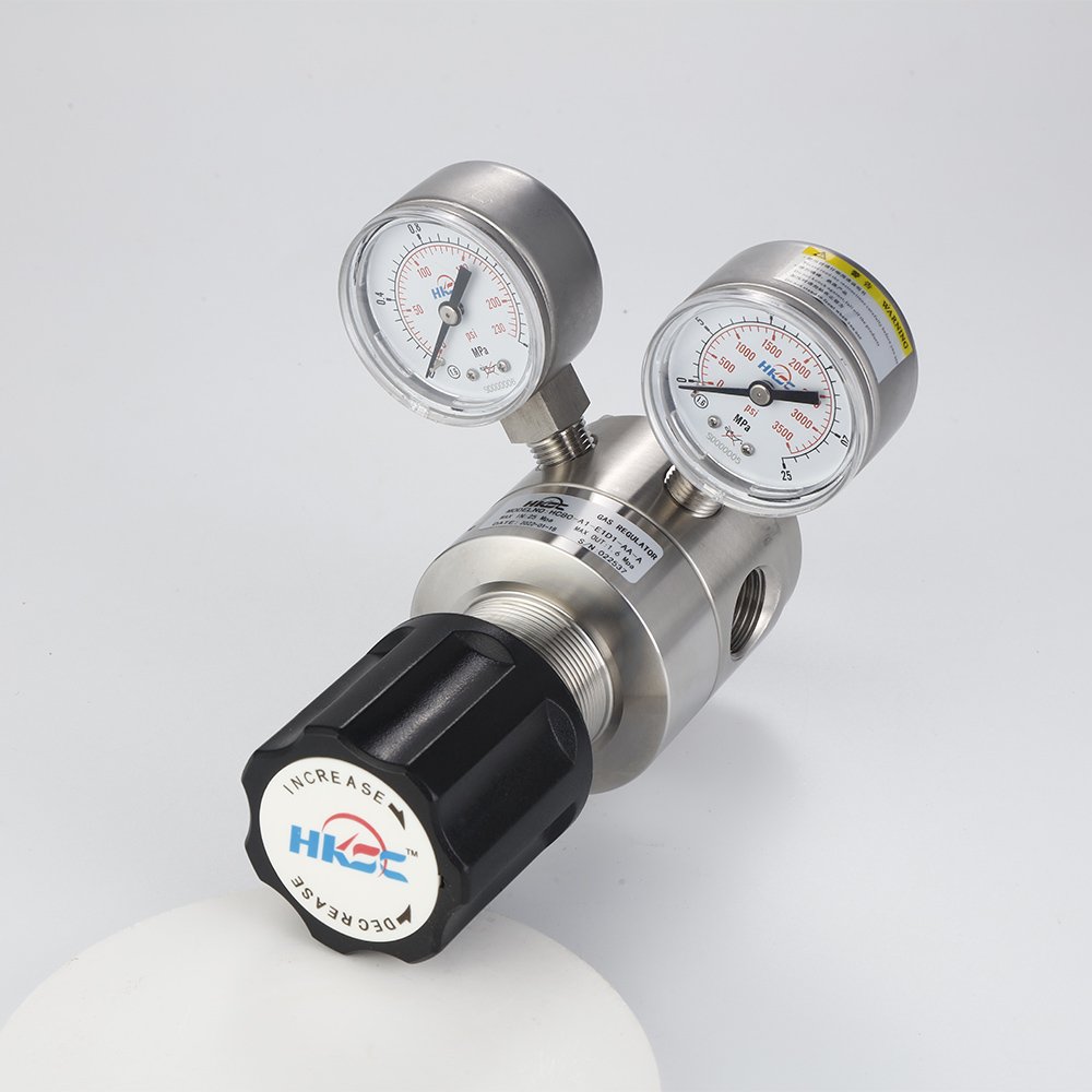 HC80 Oxygen Regulator With Gas Pressure Gauge Manometer for Oxygen Gas Pressure Regulation