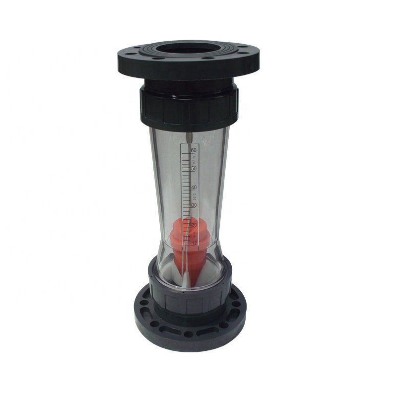 High Accuracy 120 Lpm Panel air Flow Meter Acrylic Glass Rotameter Oxygen Flowmeter and Adapter to