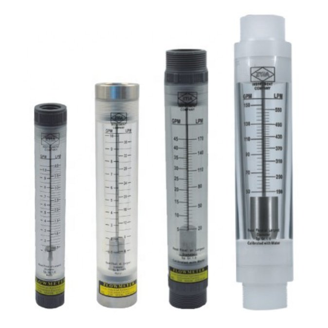 High Accuracy 120 Lpm Panel air Flow Meter Acrylic Glass Rotameter Oxygen Flowmeter and Adapter to