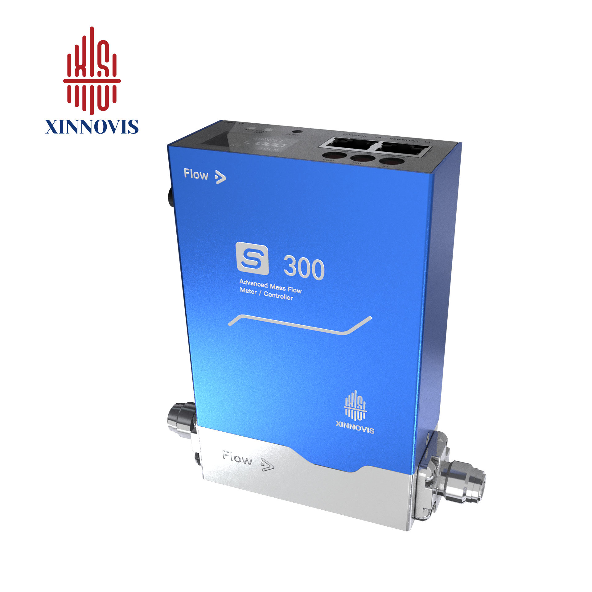 Xinnovis S300 MFC Gas Mass Flow Controller RS485/EtherCat/0-5V/4-20mA/Profibus OEM ATEX/CE/UKCA-EMC Certificate Air Flow Meter