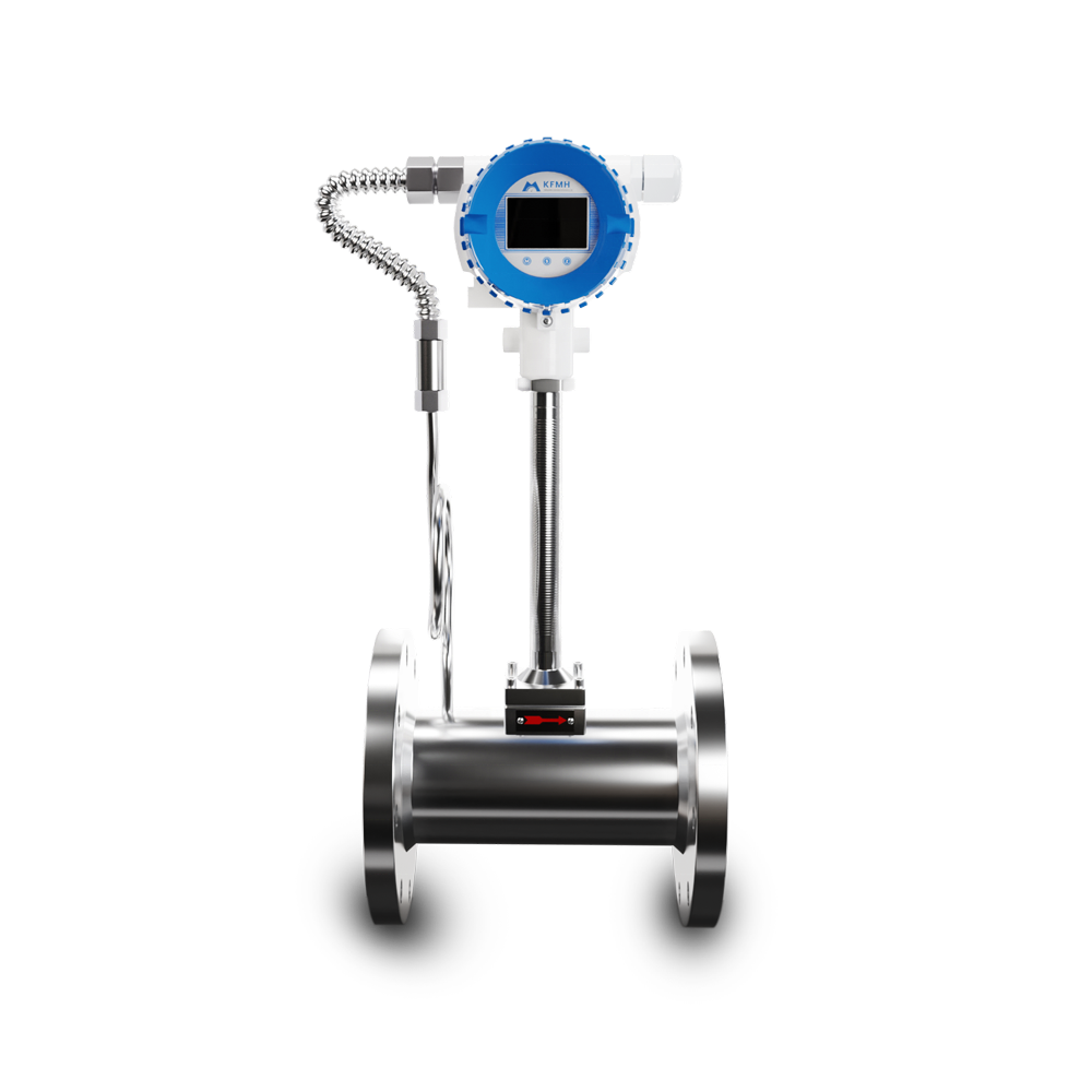 Vortex Flowmeter Flange Connection With Temperature & Pressure Data Fixing Gas Flowmeter Stainless Steel 304 Steam Flowmeter