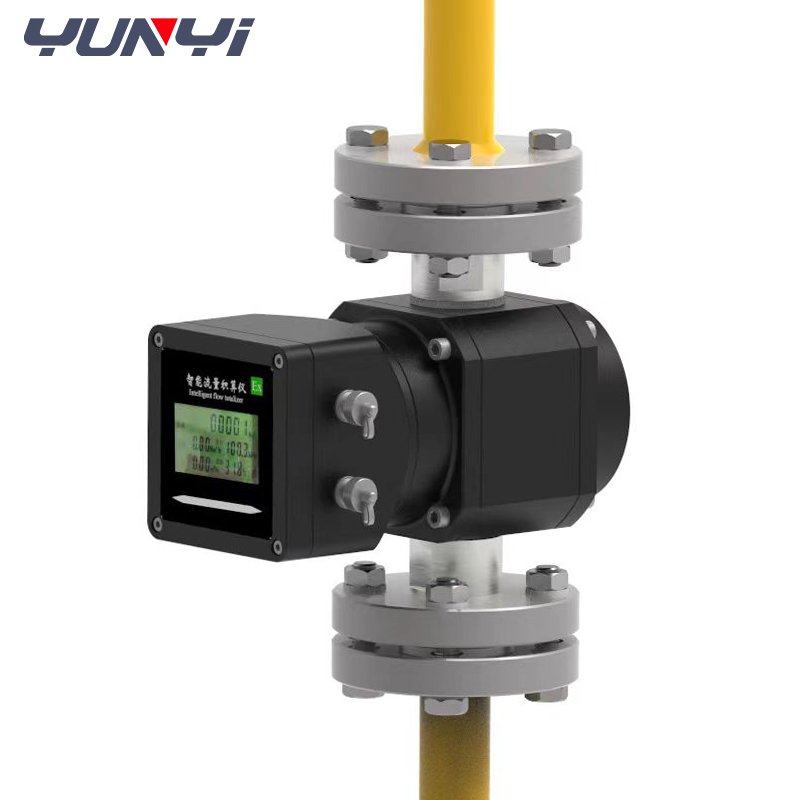 Yunyi Rs-485 Flow Meter Gas Natural Roots Flowmeter Real-time Data Storage