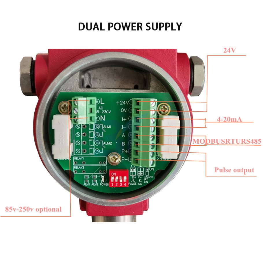Thermal Mass Flow Meter for Steam Large Flow Type Mass air Flow Meter Sensor