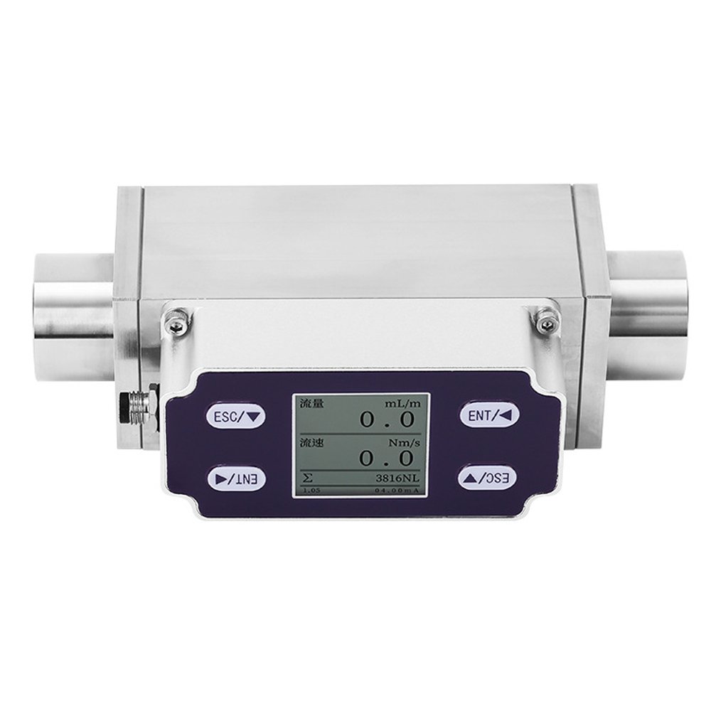 Micro Thermal Gas Mass Flow Meter Compressed Air Oxygen Hydrogen Helium Methane Propane Gas Flow Meter