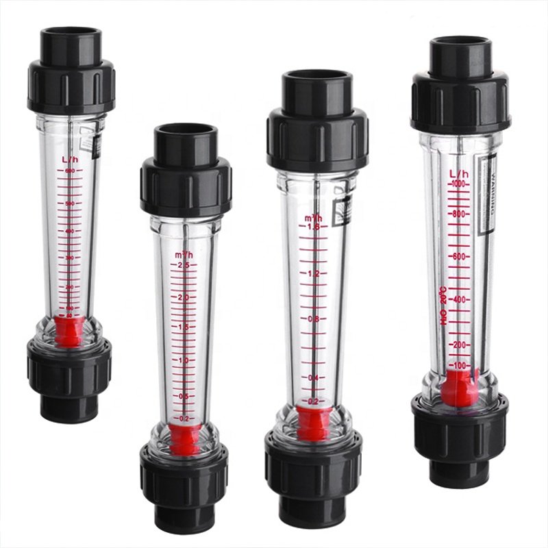 LZS-15(D) Digital Liquid Flowmeter Plastic Tube Type 1-1000L/H Water Flowmeter with OEM Support