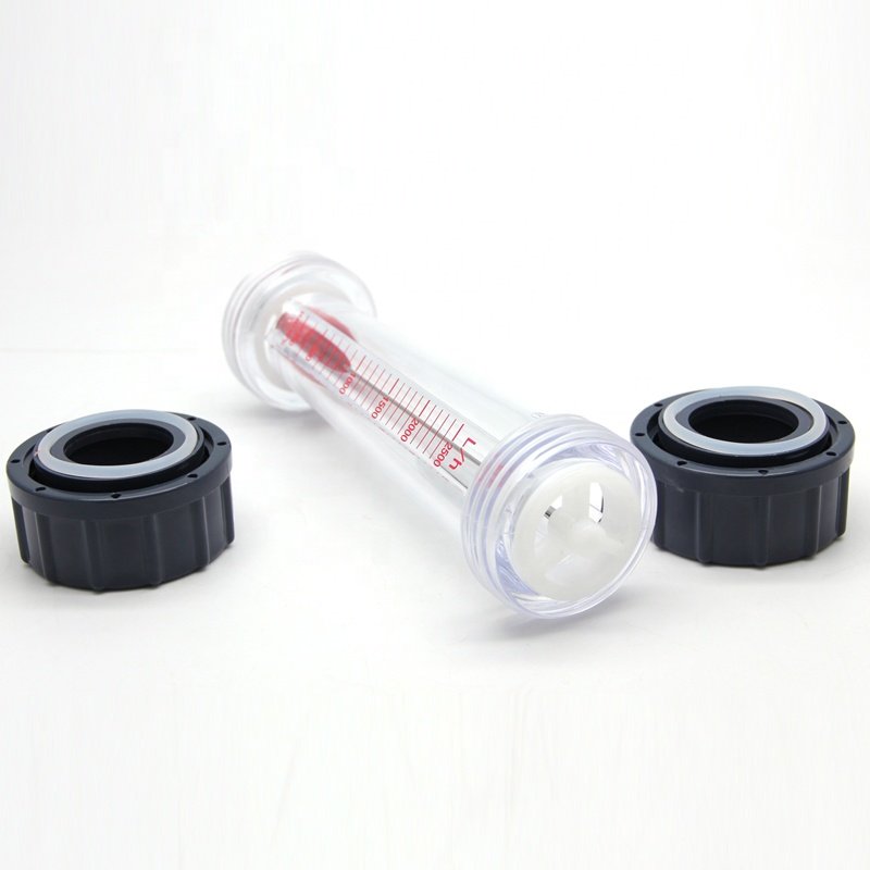 LZS-15(D) Digital Liquid Flowmeter Plastic Tube Type 1-1000L/H Water Flowmeter with OEM Support