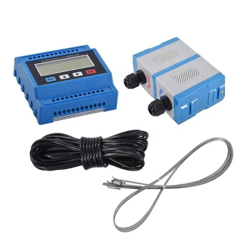 TUF2000M Ultrasonic Digital Water Flow Meter New LCD Display Ultrasonic Flow Meter