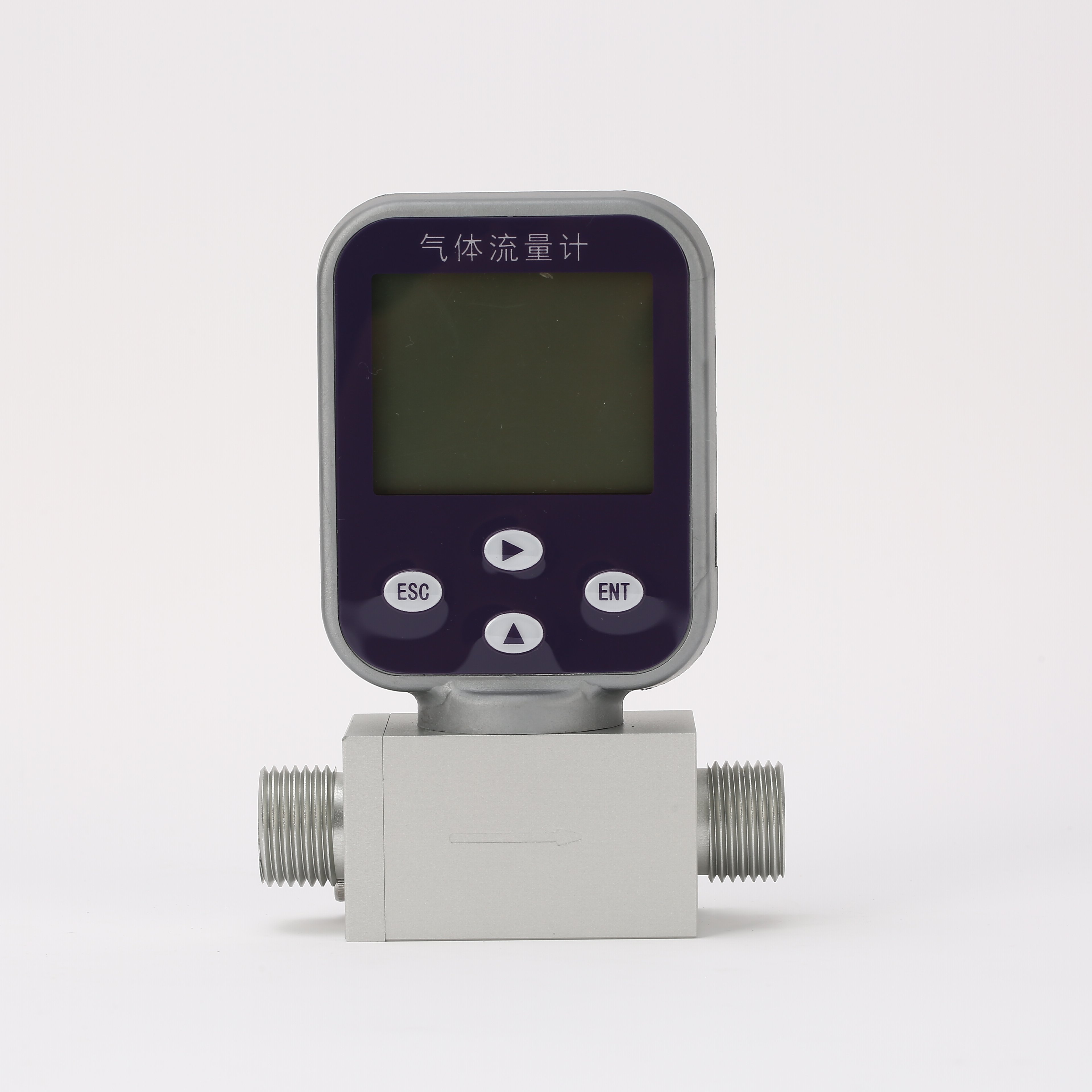 Customizable Thermal Mass Gas Flowmeter with Modbus 300SLPM 100SLPM 50SLPM Compressed Air Oxygen Thread Connection OEM Support