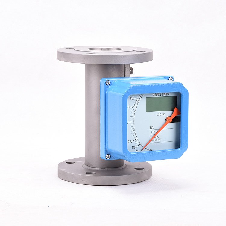 Variable Area Flowmeter or Rotameter Metal Tube Rotameter with 4-20mA Output High-pressure Resistant Rotameter