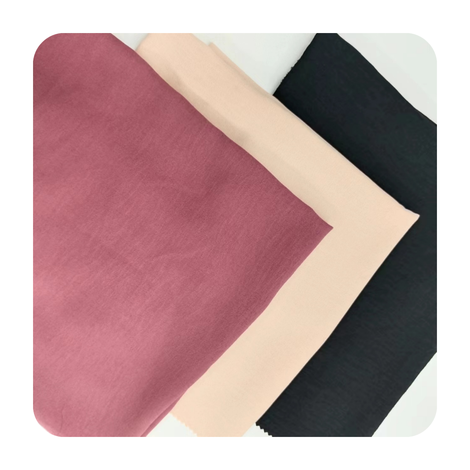 Cheap Price Woven Crushed Cey Polyester Plain Material 180d Cey Crinkle Spandex Crepe Dyed Cey air Flow Fabric