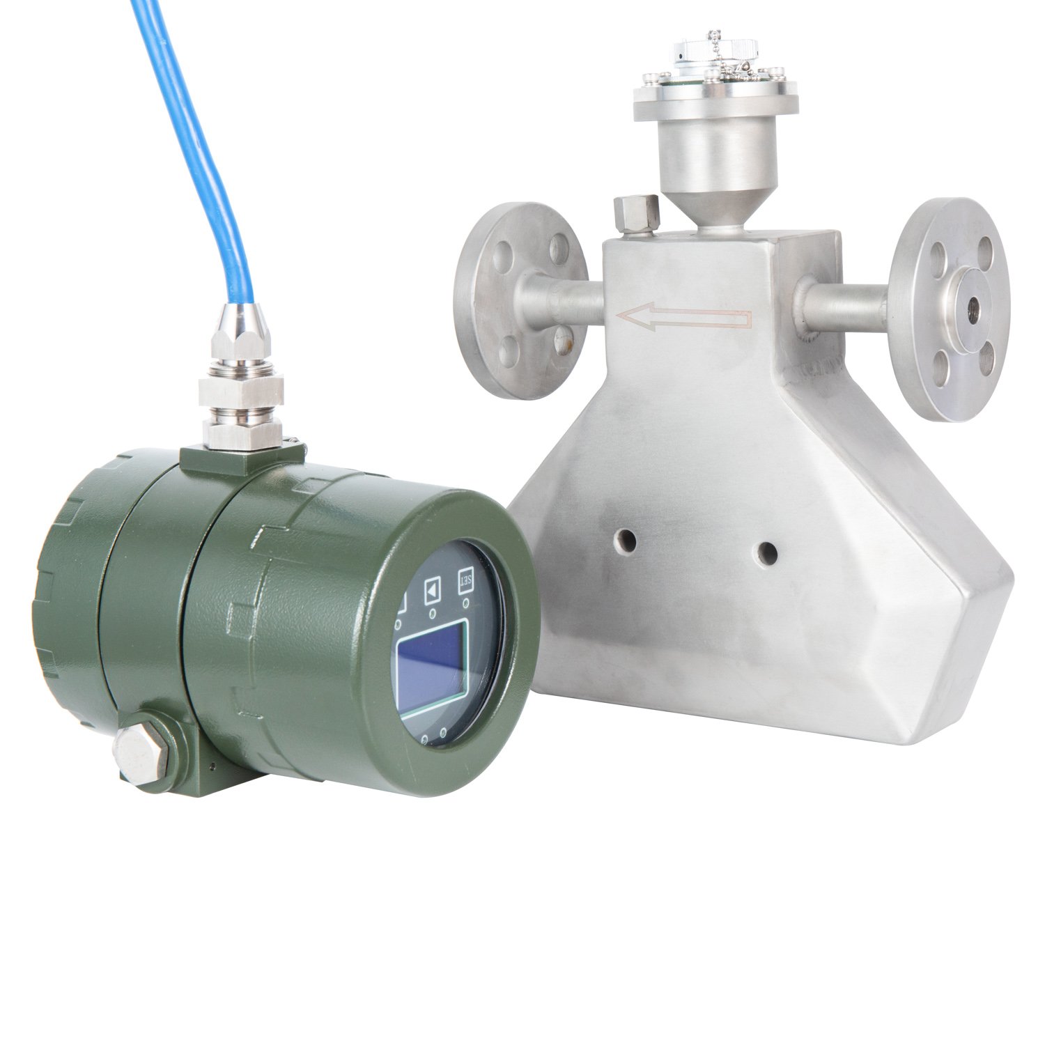 0.2% Coriolis Gas Mass Flowmeter Explosion-proof Liquid Mass Flow Meter
