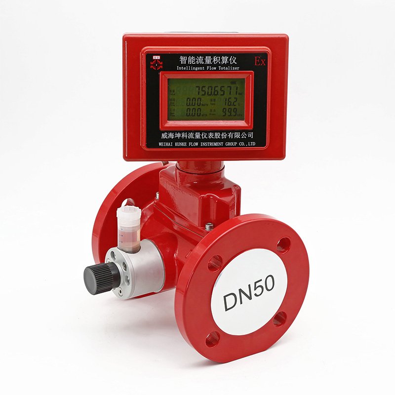 High Precision Hydrogen Flow Meter with Wireless Remote Transmission Function Gas Turbine Flowmeter Used to Measure Oxygen in Ch