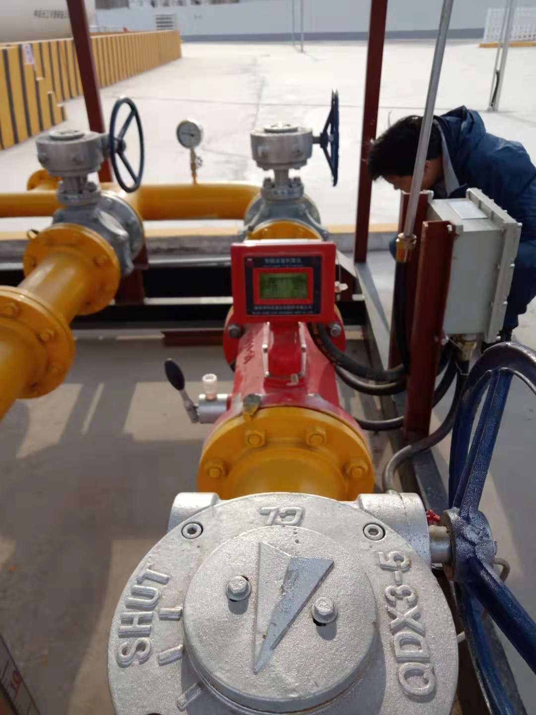 High Precision Hydrogen Flow Meter with Wireless Remote Transmission Function Gas Turbine Flowmeter Used to Measure Oxygen in Ch