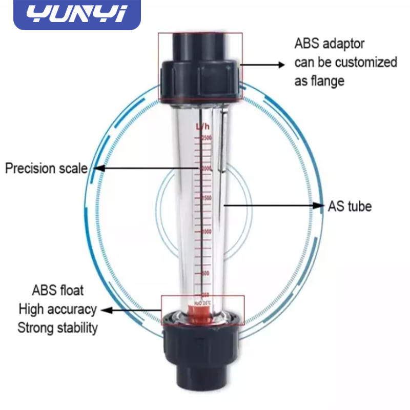 Rota Meter Flow Meters Gas Liquid Plastic