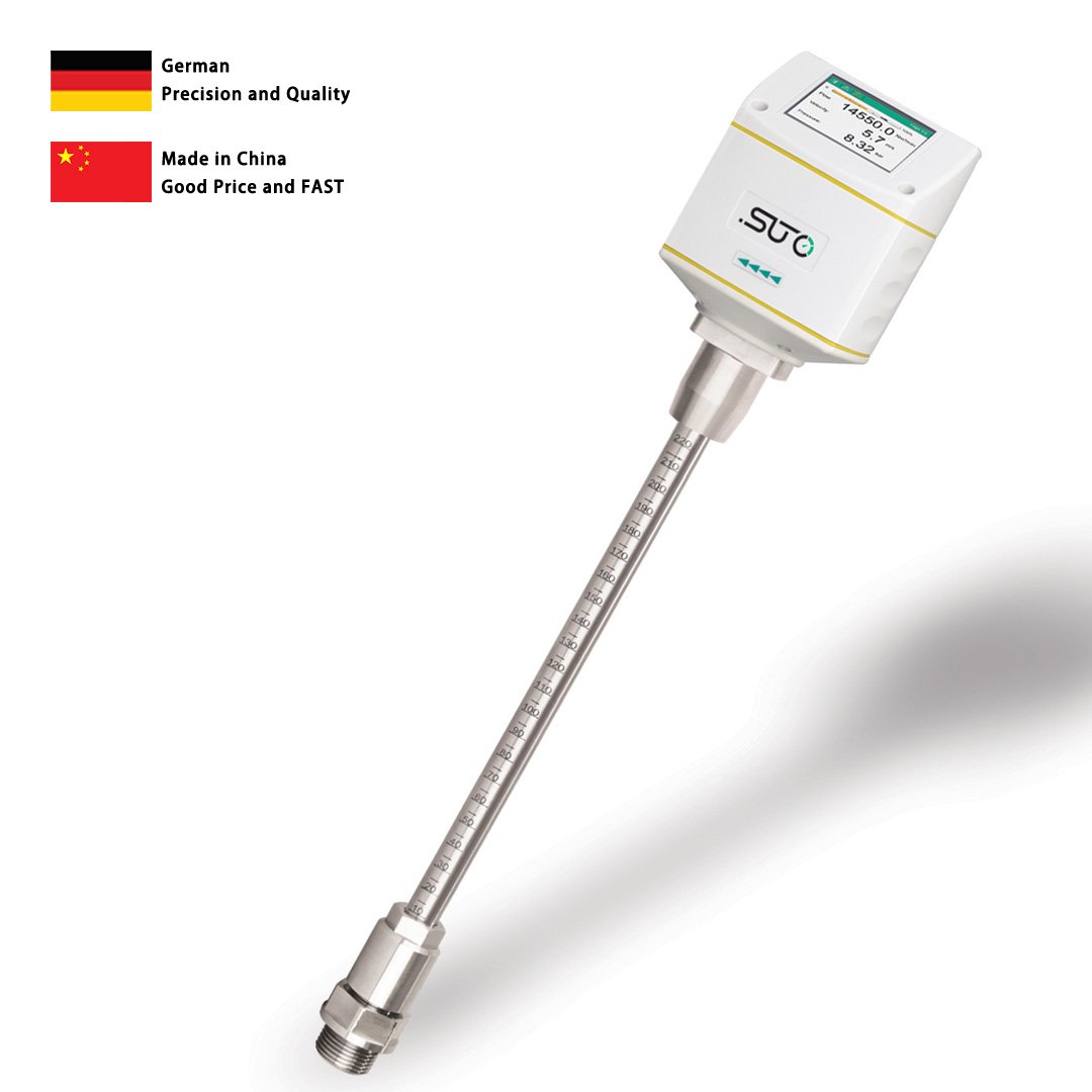 SUTO S430 Pitot Tube Flow Meter for Wet Compressed Air Insertion Various Outputs Differential Pressure Sensor Flow Meters