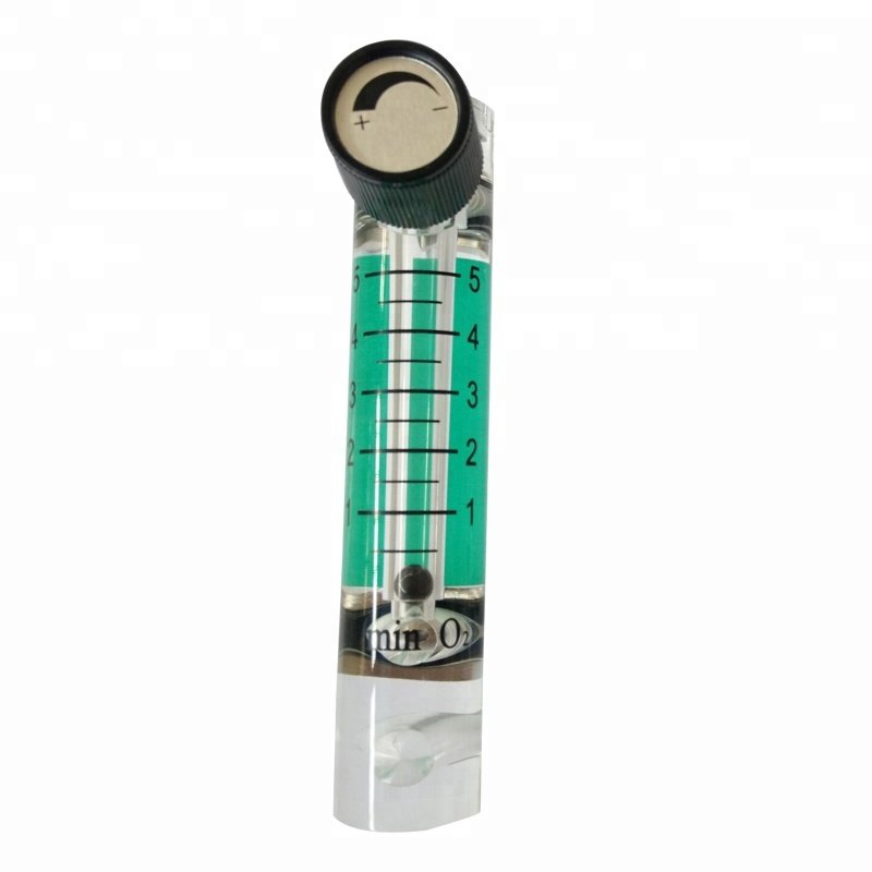 High Precision Air Gas Oxygen Flow Measurement Acrylic Flow Meter
