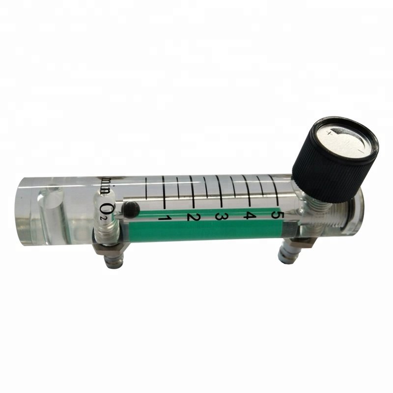 High Precision Air Gas Oxygen Flow Measurement Acrylic Flow Meter