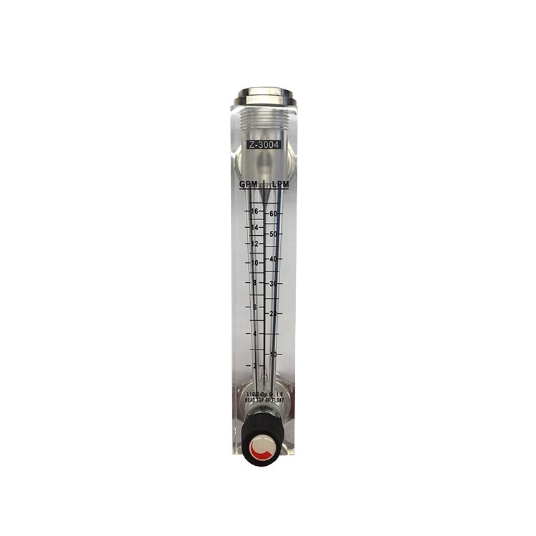High Accuracy Glass Air Flow Meter Acrylic Panel Mount Water Rotameter Flow Meter for Test Instruments