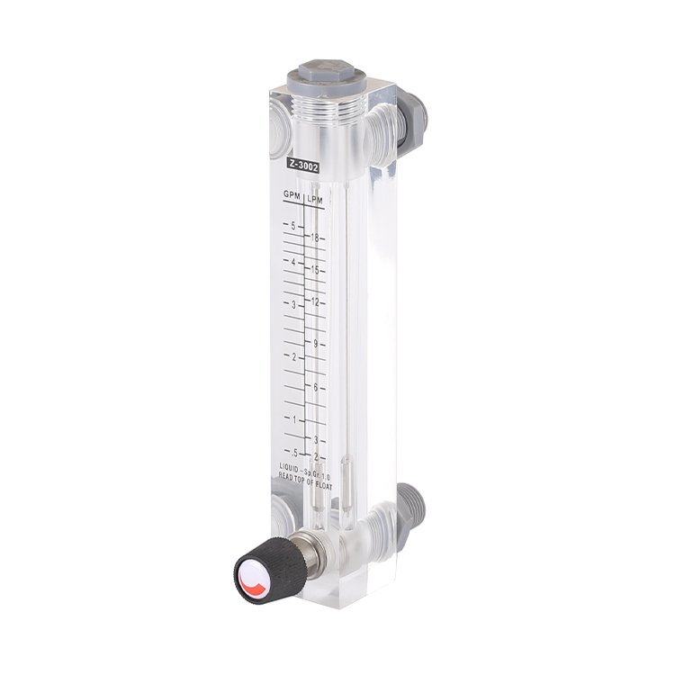 High Accuracy Glass Air Flow Meter Acrylic Panel Mount Water Rotameter Flow Meter for Test Instruments