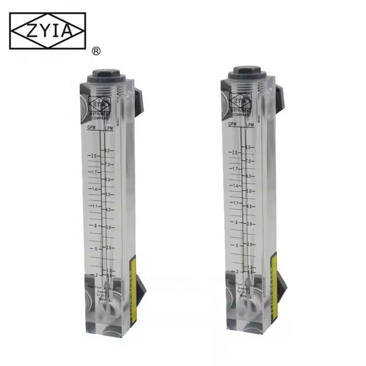Hot Sell Zyia Panel Mount Acrylic Sea Water Rotameter Meter Wifi