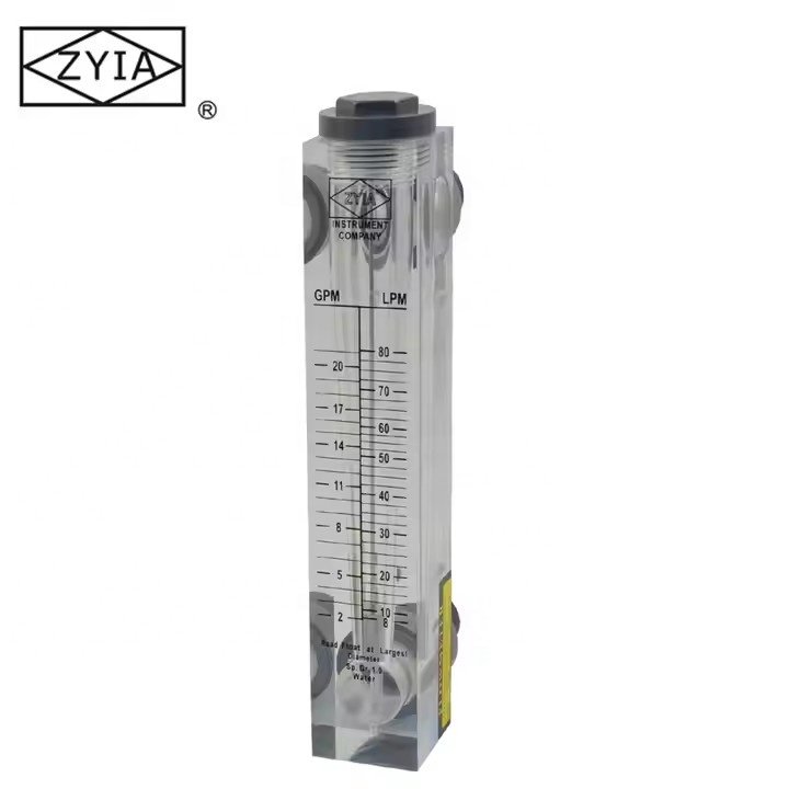 Hot Sell Zyia Panel Mount Acrylic Sea Water Rotameter Meter Wifi