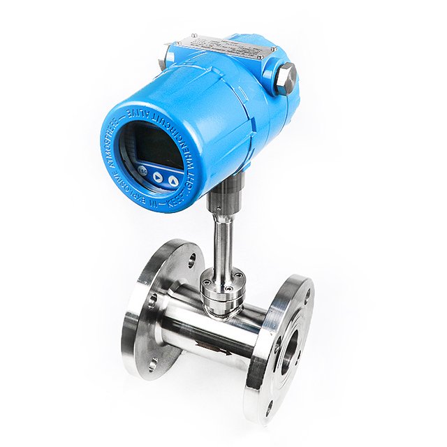 Air Flow Meter Measuring Thermal Flow Sensor Lcd Display Stainless Steel Lpg Inline Thermal Gas Mass Flow Meter