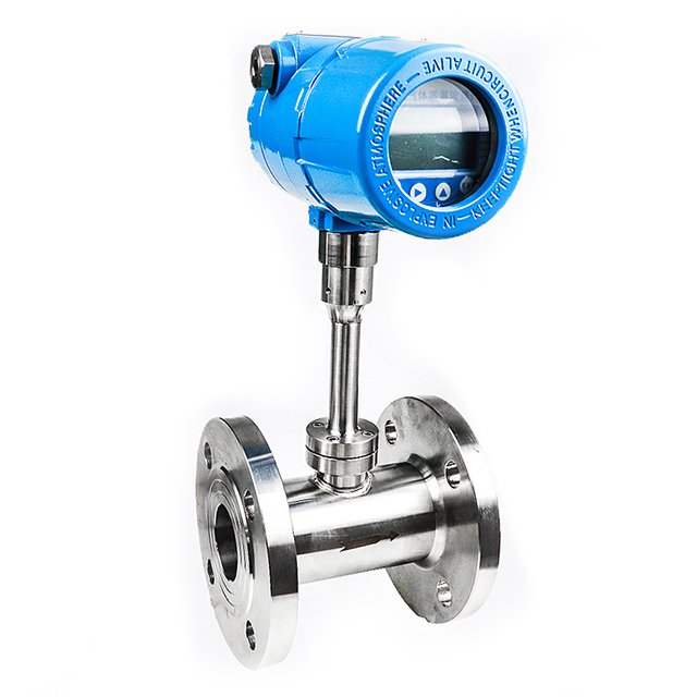 Air Flow Meter Measuring Thermal Flow Sensor Lcd Display Stainless Steel Lpg Inline Thermal Gas Mass Flow Meter