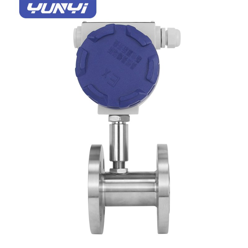 Yunyi High Precision Liquid Water Stainless Steel Flowmeter Oil Fuel Diesel Rs485 Turbine Flow Meter